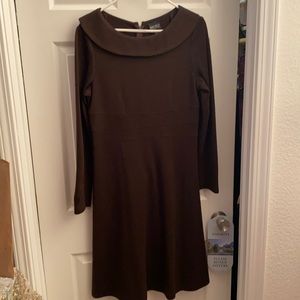 Bigio Collection brown woolen dress size 12 vintage